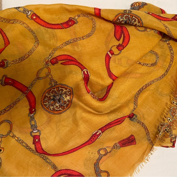 Beautiful equestrian scarf 72”x32” - Picture 4 of 7